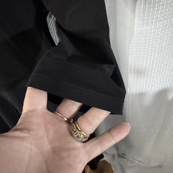 NEW Boston Proper XL Black Tie Back MIDI Dress Modest Traditional Workwear NWT - Picture 5 of 14